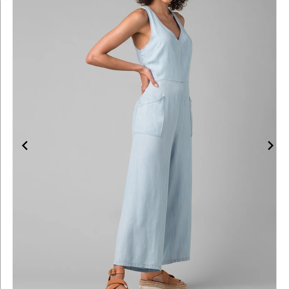 Prana Bahia Denim Jumpsuit